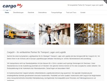 Tablet Screenshot of cargo24.ch